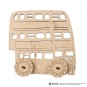 ugears harry potter coloring le magicobus 11pcs puzzle 3d mecanique en bois maquette bois puzzle 3d