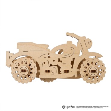Ugears Harry Potter Malvorlagen: Hagrids fliegendes Motorrad – 16-teiliges 3D-Puzzle