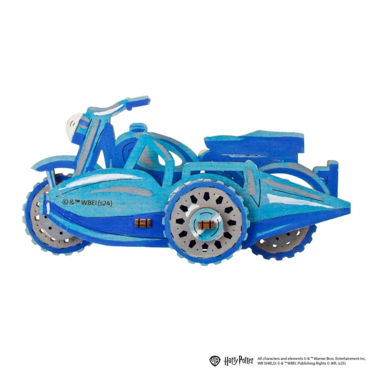 ugears harry potter coloring la moto volante d hagrid 16pcs puzzle 3d mecanique en bois maquette bois puzzle 3d