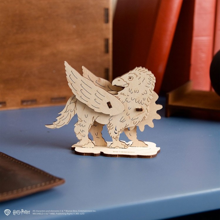 ugears harry potter coloring buck l hyppogriffe 8pcs puzzle 3d mecanique en bois maquette bois puzzle 3d
