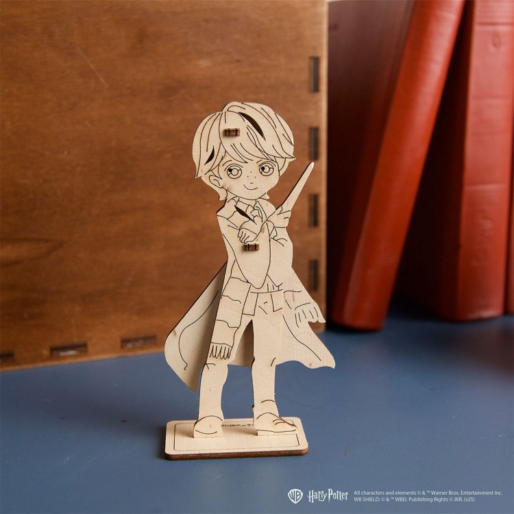 ugears harry potter coloring ron weasley 5pcs puzzle 3d mecanique en bois maquette bois puzzle 3d