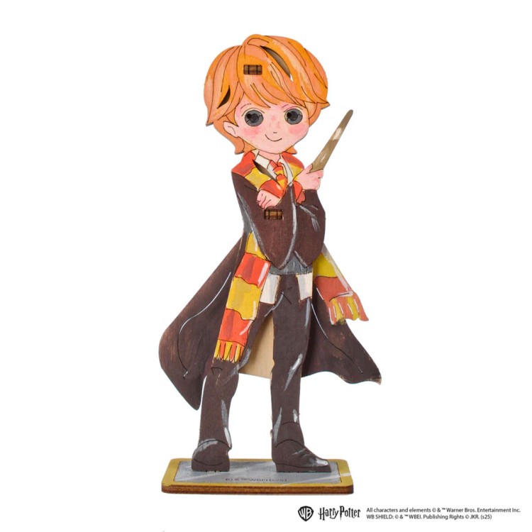 ugears harry potter coloring ron weasley 5pcs puzzle 3d mecanique en bois maquette bois puzzle 3d