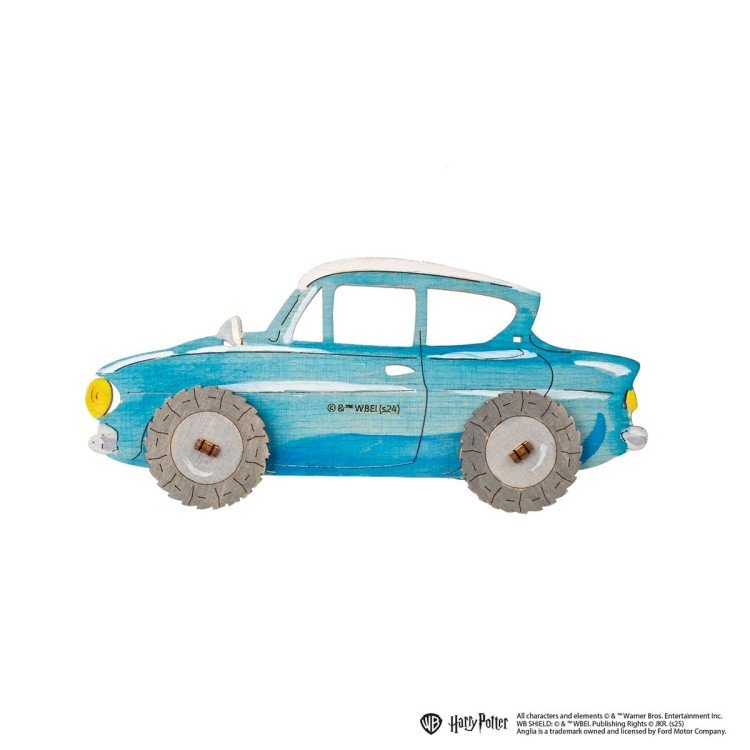 Ugears Harry Potter Malvorlagen Ford Anglia 7-teiliges mechanisches 3D-Puzzle aus Holz, Holzmodell, 3D-Puzzle