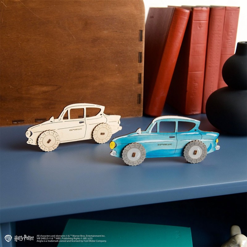 ugears harry potter coloring ford anglia 7pcs puzzle 3d mecanique en bois maquette bois puzzle 3d