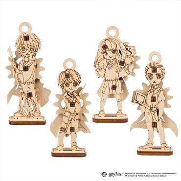 ugears harry potter les etudiants de poudlard 31pcs puzzle 3d mecanique en bois maquette bois puzzle 3d