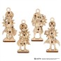 ugears harry potter les etudiants de poudlard 31pcs puzzle 3d mecanique en bois maquette bois puzzle 3d
