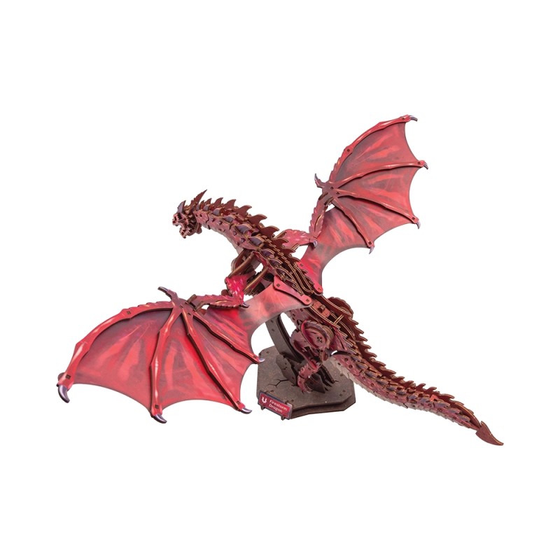 Dragon Firestorm 270Pcs - Puzzle 3D Mécanique en Bois