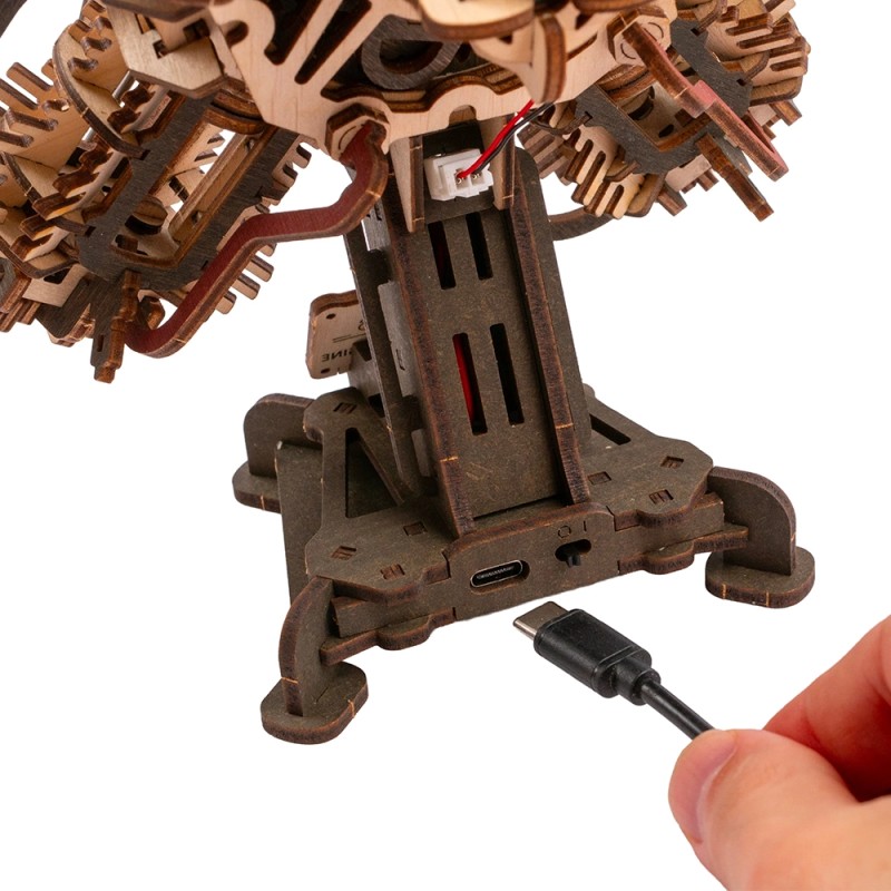 Moteur Avion R-5 470Pcs - Puzzle 3D Mécanique en Bois